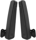 Van Arm Rest, Pair Car Adjustable Seat Armrest Shock PU Sponge Black Universal for Automobiles Trucks - Image 9