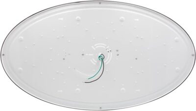 Maxxima 32" Oval Black LED Ceiling Mount Light Fixture, 5500 Lumens, 3 CCT Color Selectable 3000K/4000K/5000K, Dimmable Flush Mount Indoor Light, Perfect for Kitchen or Bedroom Lighting - Image 9