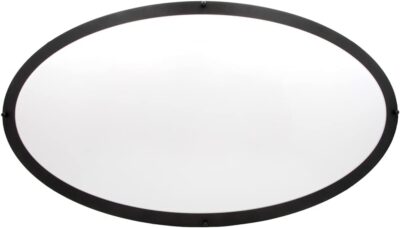 Maxxima 32" Oval Black LED Ceiling Mount Light Fixture, 5500 Lumens, 3 CCT Color Selectable 3000K/4000K/5000K, Dimmable Flush Mount Indoor Light, Perfect for Kitchen or Bedroom Lighting - Image 2