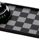 Multifunction Car Anti-Slip Mat, Car Dashboard Mat 360° Rotating, Adjustable Phone Holder with Hidden Parking Number Plate for Phone, Sunglasses and Keys (Style E)