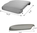 A ABIGAIL Compatible with 2008 2009 2010 2011 2012 Accord Sedan Center Console Armrest Cover & Front Door Panels Armrest (Gray) - Image 7