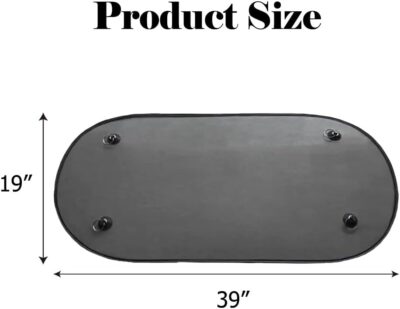 Car Window Sunshade, Rear Window Sun Shade, Provide Sun Protection for The Interior of The Car Without Affecting Visibility, Simple, Stylish, Beautiful and Atmospheric - Image 2