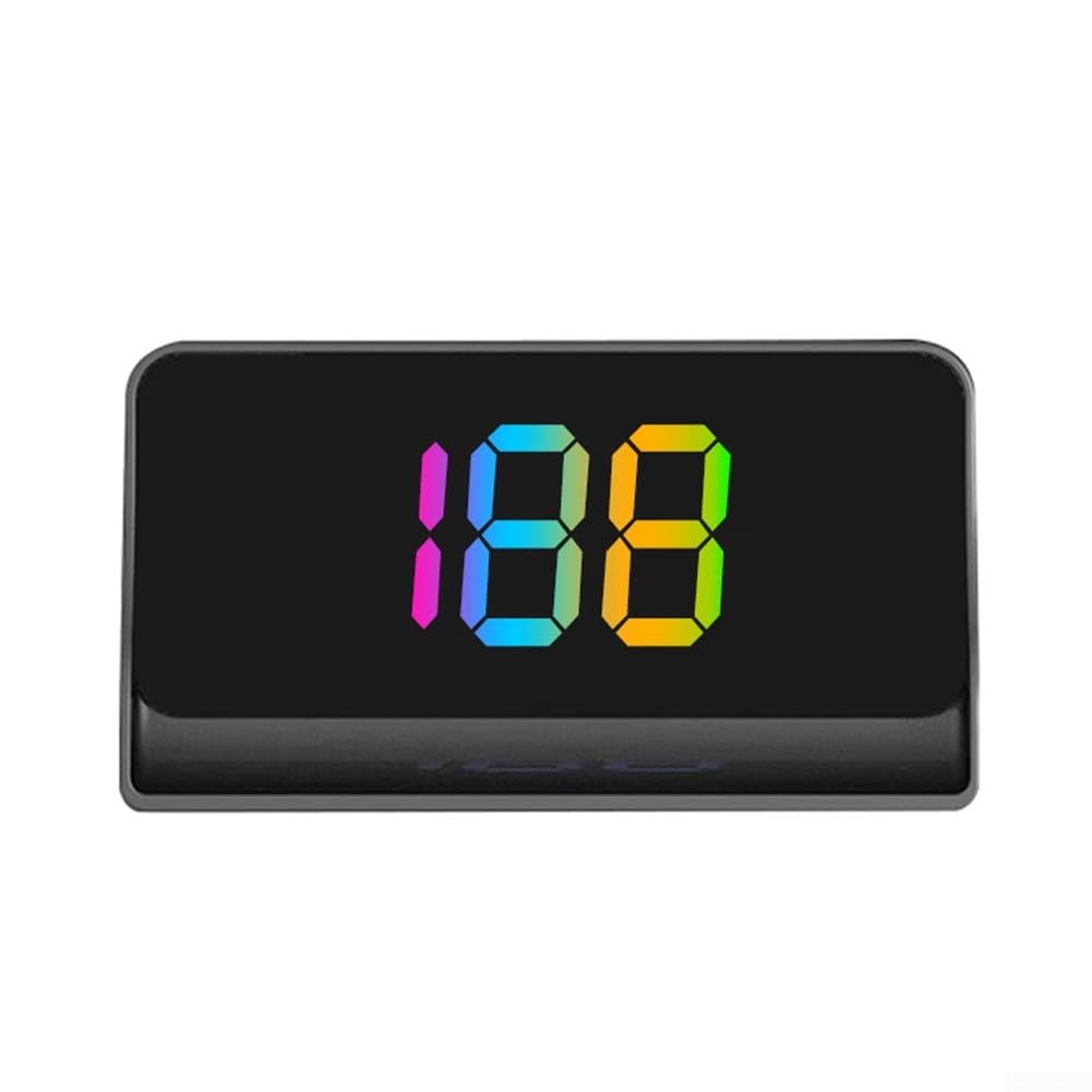 41ak0cna4GL._SL1001_.jpg Heads Up Display for Cars, Car HUD Display Projector, Windshield Speedometer with 7-Color Display Option for All Cars,USB Cable and Play - Image 1