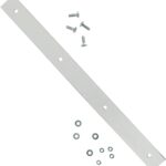 RoadPro W-001CD Chrome 24" Studded Mud Flap Top Plate