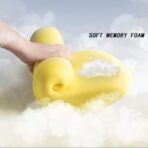 Car Leather Neck Pillows, Neck Rest Cushions,100% Memory Foam Cervical Support, Comfortable Travel car Seats and Home Office Soft Pillows, Red a Set (2 pcs) - Image 6