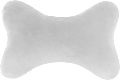 Car Headrest Pillow, Soft & Comfortable Memory Foam Car Neck Pillow for Driving Fatigue Relieve, Universal Cars Head Rest Pillows with Adjustable Strap, Car Interlor Accessorles (Gray) - Image 2