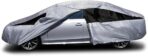 Titan Lightweight Poly 210T Car Cover for Compact Sedans 176-185". Waterproof, UV Protection, Scratch Resistant, Driver-Side Zippered Opening. Fits Corolla, Sentra, Cruz and More. - Image 2