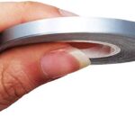 4R Quattroerre.it 10465 Trim Stripes Adhesive Strips for Cars, Silver, 5 mm x 10 mt