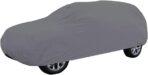 FH Group Universal Fit Medium Non-Woven Water Resistant SUV Cover , Gray