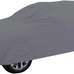 FH Group Universal Fit Medium Non-Woven Water Resistant SUV Cover , Gray