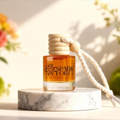 Floral Car Perfume Car Air Freshener 30-Day Luxury Hanging Diffuser Perfume Bouquet Gift for Men & Women, Essential Oil Scent Long-Lasting for Car SUV Truck - Image 2