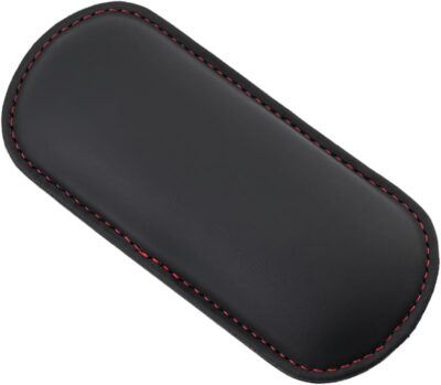 Car Center Console Knee Leg Elbow Cushion Pad, Soft Leather Door Armrest Foot Care Thigh Support Comfort Pillow, Auto Interior Accessories for Knee Pain Relief (Black/Red) - Image 6