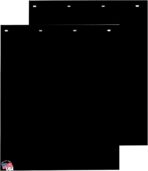 Buyers Products RC30PPB Black Polymer Mud Flaps, 24x30 Inch, Super Durable, Cold Weather Resistant, Impact Resistant Splash Guards for Trucks, Semi Trucks & Trailers, Mud Flaps are NOT Rubber, 2 Pack