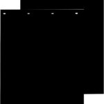 Buyers Products RC30PPB Black Polymer Mud Flaps, 24x30 Inch, Super Durable, Cold Weather Resistant, Impact Resistant Splash Guards for Trucks, Semi Trucks & Trailers, Mud Flaps are NOT Rubber, 2 Pack