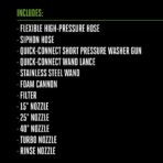 EGO Power+ Electric Pressure Washer, 3200 PSI Power Washer, Battery and Charger Not Included - HPW3200 - Image 10