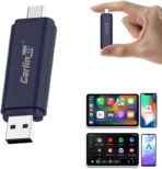 Carlinkit Wireless CarPlay Adapter for iPhone MINI5 PRO – Seamless Wireless Conversion for CarPlay & Android Auto(Blue)
