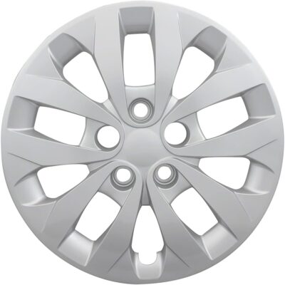 Auto Reflections Set of 4 16" Bolt-On Wheel Covers for 2016-2017 Hyundai Elantra - Silver - Image 2