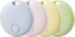 Reyke Air Tracker-4 Pack Smart Tag, Luggage Tracker Works with Apple Find My (iOS Only), Item Finder for Key, Backpack, Wallet, IP67 Waterproof