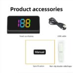 Heads Up Display for Cars, Car HUD Display Projector, Windshield Speedometer with 7-Color Display Option for All Cars,USB Cable and Play - Image 5