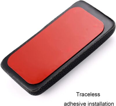 Bibabala Car Armrest Cushion, 2 Pcs Car Knee Leg Elbow Cushion, Removable Soft Leather Pad, Universal Car Comfort Accessories for Arm Foot Knee Pain Relief(Black Leather) - Image 5