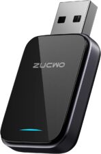 2-in-1 Mini Wireless CarPlay Adapter for iOS Android Auto Plug and Play Low Latency Portable Carplay Adapter Converts Wired to Wireless CarPlay for iOS10+/Android 11+, Gray