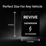 Premium Hanging Car Air Fresheners, Showroom-New Car Scent, 3-Pack, Long-Lasting & Odor Eliminating, Modern Design - Image 6