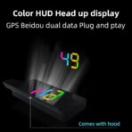 Heads Up Display for Cars, Car HUD Display Projector, Windshield Speedometer with 7-Color Display Option for All Cars,USB Cable and Play - Image 4