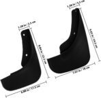 4pcs Car Mud Flaps and Tire Splash Guards Soft Rubber Wheel Mudguards Compatible with 2003 for Exterior Protection - Image 2
