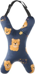 X-Shaped Car Travel Pillow for Cars Seat Kids Adults Head and Body Support Pillow Cartoon Neck Pillows Soft Long-Distance Travel Car Sleeping Seat Belt Pillows Breathable Cars Aircraft Travel Cushion - Image 4