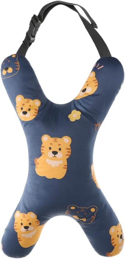 X-Shaped Car Travel Pillow for Cars Seat Kids Adults Head and Body Support Pillow Cartoon Neck Pillows Soft Long-Distance Travel Car Sleeping Seat Belt Pillows Breathable Cars Aircraft Travel Cushion - Image 4