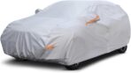Large SUV Car Cover All Weather Waterproof, Heavy Duty 6 Layer Universal Fit for Cadillac XT6, Chevrolet Blazer/EV, GMC Acadia, Mazda CX-9, Jeep Grand Cherokee, Up to 201 Inches