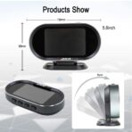 VJOYCAR V70 OBD2 Gauge Cluster HUD Heads Up Display, Car Computer OBD ii Scanner Speed Engine Coolant Temperature Fuel Consumption Digital Speedometer Mileage Overspeed Voltage Faulty Code Alarms - Image 6