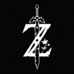 Breath of The Wild Logo White Decal Sticker (Cars, laptops, Windows)