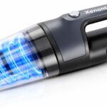 Handheld Vacuum Cordless 1.1 Pounds Car Vac 10000PA Hand Held Vacuums 4-in-1 Hand Vac Cordless Rechargeable HEPA Filter Large Capacity Dust Cup for Car Office Home Pets Hair (Gray)