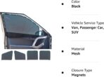 EcoNour Magnetic Car Side Window Sunshade (4 Pack) | Baby Window Shade Sunscreen Block Sunlight | Car Front and Rear Sun Shade for Baby | Side Windows Sun Protection Accessories - Image 3