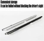 KIMISS Windshield Sun Shade, Car Automatic Retractable Sunshade Windshield Sun Block Visor Shade Curtain Sun (Black 68x125cm) - Image 7