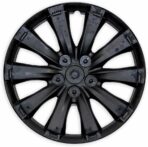 Set of 4 Gloss Black 10 Spoke 16" Wheel Covers for Toyota Corolla 2011-2013 - Image 3