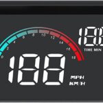 Car Heads up Display for Audi S3 S4 S6 S8 V8 Long RS 3 Fox 5000 Sedan, Digital HUD Speedometer with Real-Time Speed Display, USB Cable Plug and Play, Windshield Projector