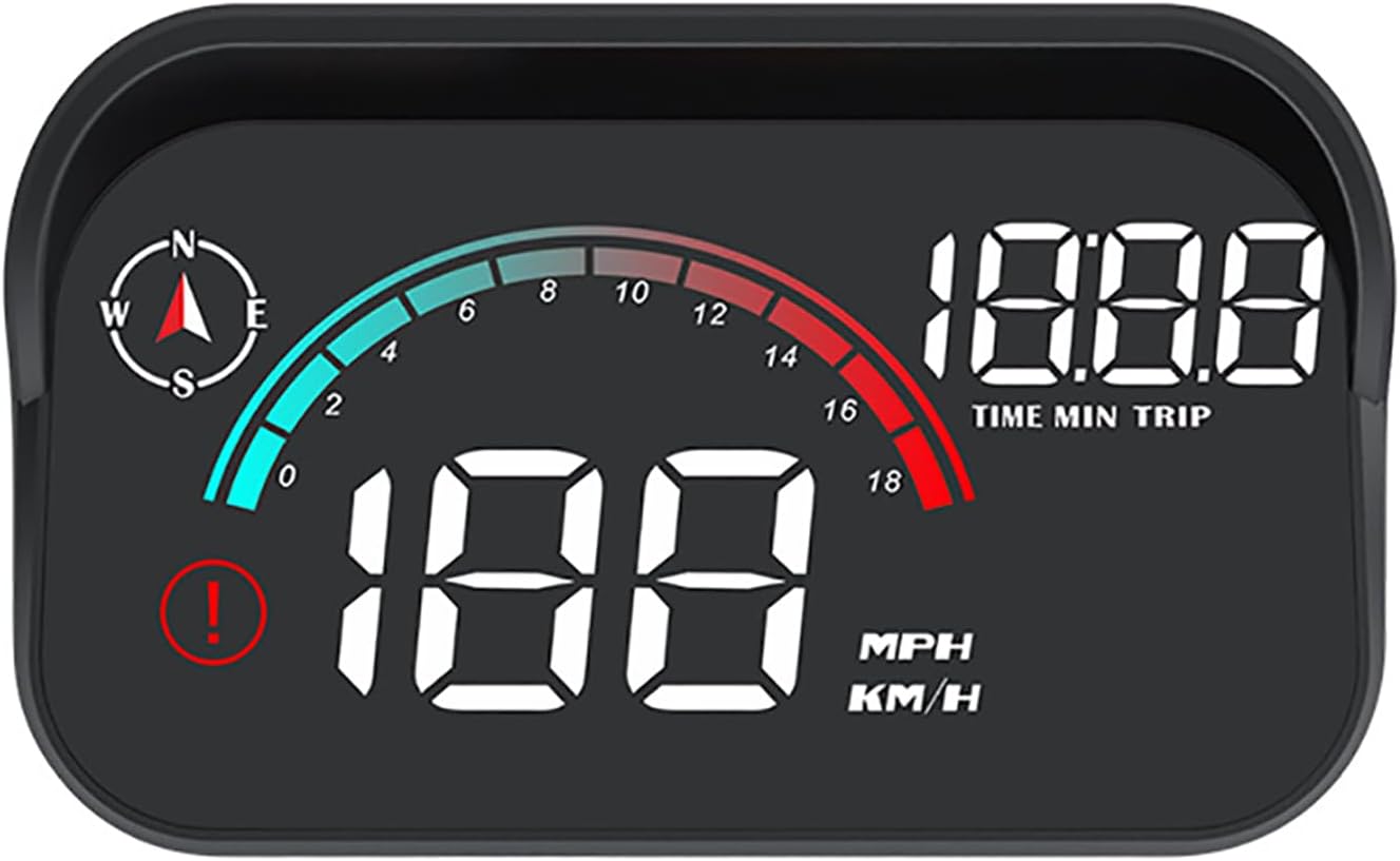 51UvBqHtrDL._AC_SL1500_.jpg Car Heads up Display for Audi S3 S4 S6 S8 V8 Long RS 3 Fox 5000 Sedan, Digital HUD Speedometer with Real-Time Speed Display, USB Cable Plug and Play, Windshield Projector - Image 1