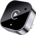 2-in-1 Wireless CarPlay & Android Auto Adapter, Plug & Play CarPlay Dongle Converts Wired to Wireless, Fast Auto-Connect, No Delay, Compact Design for iPhone & Android with USB/USB-C Port(Black)