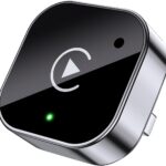 2-in-1 Wireless CarPlay & Android Auto Adapter, Plug & Play CarPlay Dongle Converts Wired to Wireless, Fast Auto-Connect, No Delay, Compact Design for iPhone & Android with USB/USB-C Port(Black)