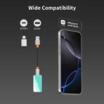 Wireless CarPlay Adapter,Covert Factory Wired to Wireless Car Play Adapter for iPhone 6+ (iOS only) Easy Setup Plug&Play,Multiple Controls,Support USB&USB-C - Image 8