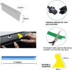 MaxLax Pink EL Wire Car Interior LED Kit - 16.4ft Flexible neon-Style Wire with 12V Fused Power Supply. Features 6mm Reinforced Edge for Easy auto Installation - Image 6