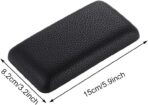 Bibabala Car Armrest Cushion, 2 Pcs Car Knee Leg Elbow Cushion, Removable Soft Leather Pad, Universal Car Comfort Accessories for Arm Foot Knee Pain Relief(Black Leather) - Image 2
