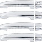 Compatible with(Just overlay Stick on, NOT for SNAP IN Replacement) 4 Chrome Door Handle Covers for Toyota 4RUNNER 2005-2008 / AVALON 05-08 / CAMRY 2007-2011 / SIENNA 05-2012 / TACOMA 2005-2015