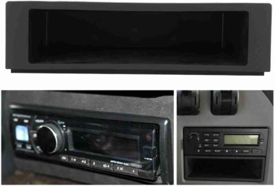 Car Stereo Radio Storage Box for 1Din, Universal Dashboard, Plastic, 7.4x4.2x2. Inch - Image 4