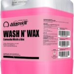 Nanoskin WASH N' WAX with Carnauba 5 gallons - Cleans & Shines in One Step | Works with Foam Cannon, Foam Gun, Bucket Washes, Pressure Washer | Carnauba Wax Protection for Cars