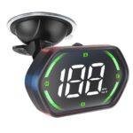 Universal GPS Speedometer HUD for Cars - 2025 New Head Up Display with MPH/KMH, Overspeed Alarm, Fatigue Alert, Large LED Font, Plug & Play USB, Auto Brightness - Fits All Vehicles (Green)
