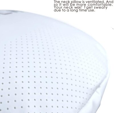 TANOLA TESBEAUTY Nappa Leather Headrest Pillow 2 Packs for Tesla Neck Pillow Uniquely Designed for Tesla Model Y/3/S/X Tesla Car Neck Support Cushion for People Under 5'7" White - Image 7