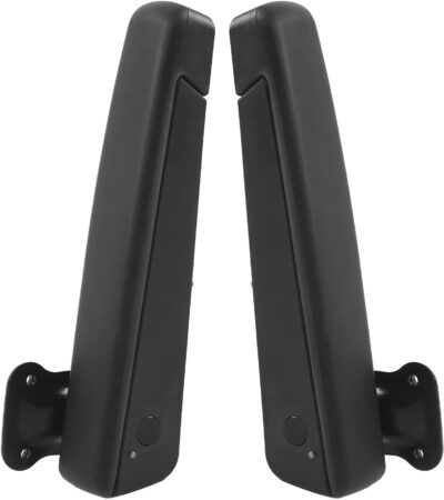 Adjustable Car Armrest for Automobiles Trucks, Pair Car Adjustable Seat Armrest Shock PU Sponge Black Universal for Automobiles Trucks - Image 5